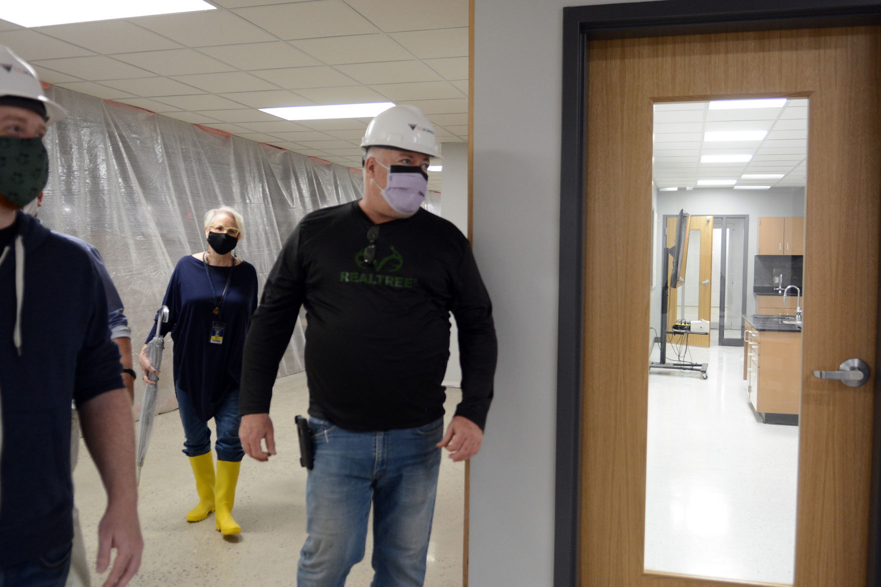 Baraboo school construction tour May 3, 2021